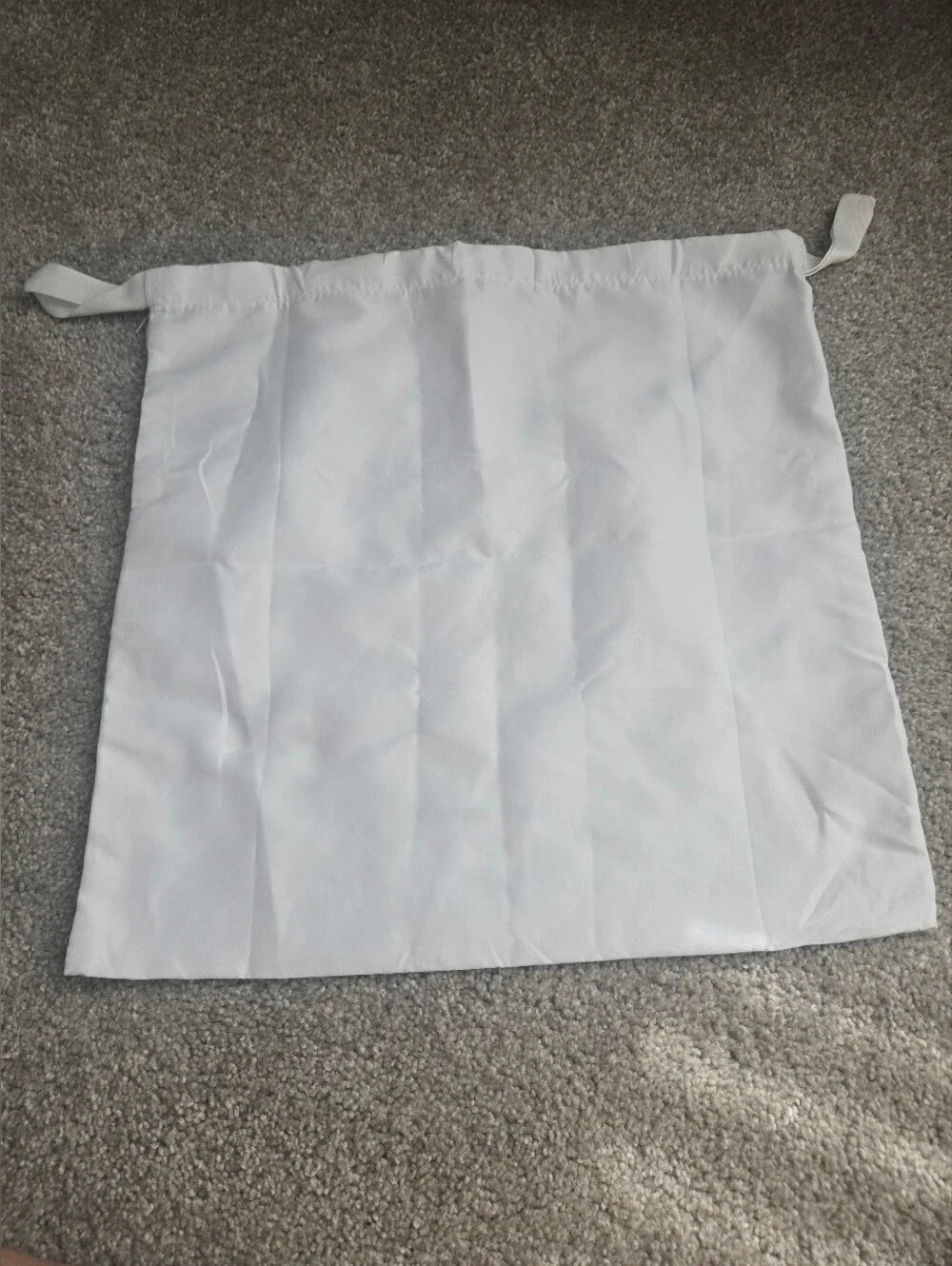 lululemon athletica White Drawstring Dust Bag with Logo